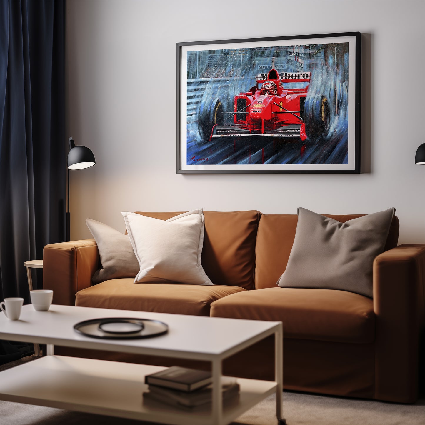 Michael Schumacher, Monaco - Limited Edition Giclee Print